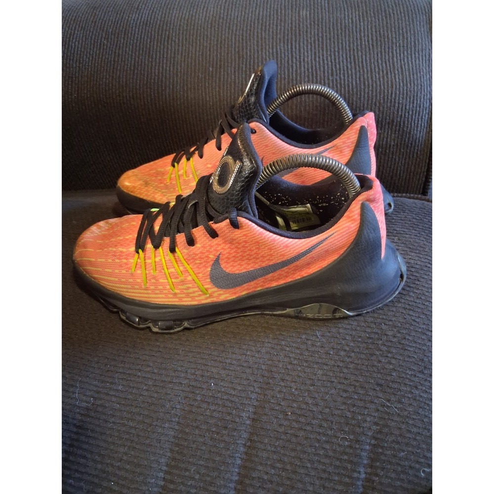 Nike Mens KD 8 749375-807 Orange Basketball Shoes Sneakers Size‎ 7